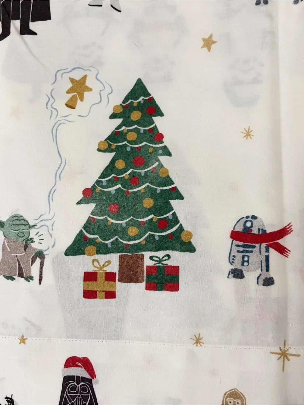 Christmas Star Wars Sheet Set - Queen - Pottery Barn - brand new!